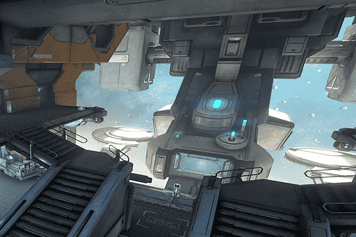 Corpus Ship Hangar Scene