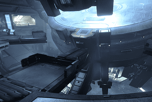 Corpus Ship Orbital Cannon Scene