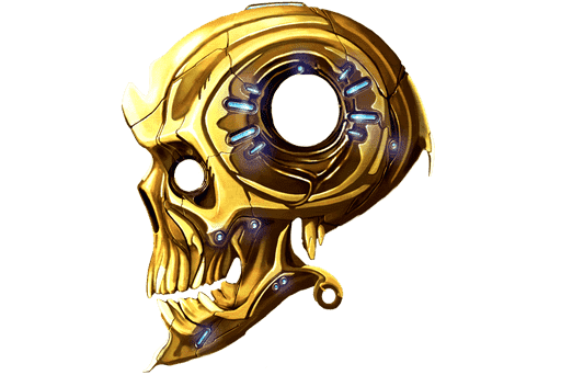 Gold Skull Emblem