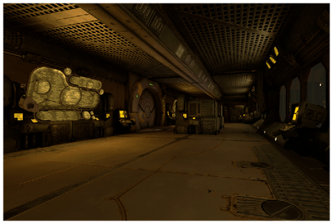 Grineer Galleon Cargo Scene